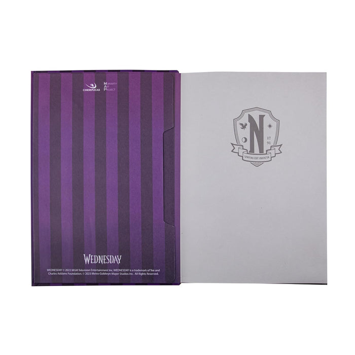 Cinereplicas Wednesday - Nevermore Academy Hardcover Notebook - 14.5 * 21 cm - Officially Licensed