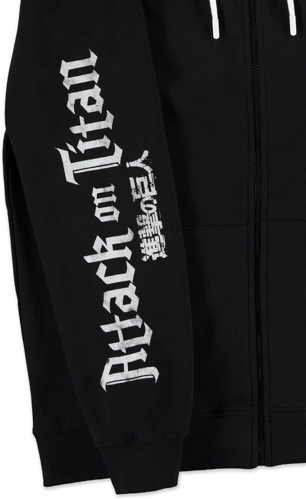 DIFUZED Eren Yeager Attack On Titan Hoodie sweatshirt, multicoloured, One Size