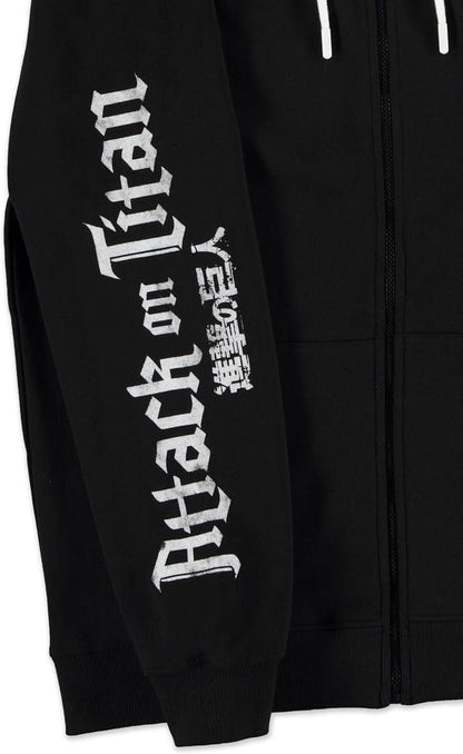 DIFUZED Eren Yeager Attack On Titan Hoodie sweatshirt, multicoloured, One Size