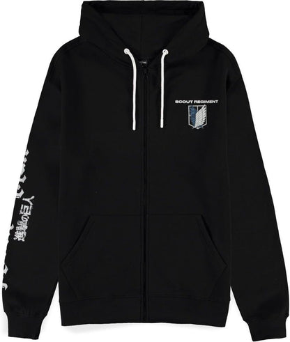 DIFUZED Eren Yeager Attack On Titan Hoodie sweatshirt, multicoloured, One Size