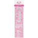 Unique Party Birthday Foil Banner-9' | Pink And Silver | 1 Pc. Cartel de Cumpleaños Número 16-2,74 m-Tema Glitz Rosa y Plata-1 Unidad (Paquete de 1), color, 16 años (83490