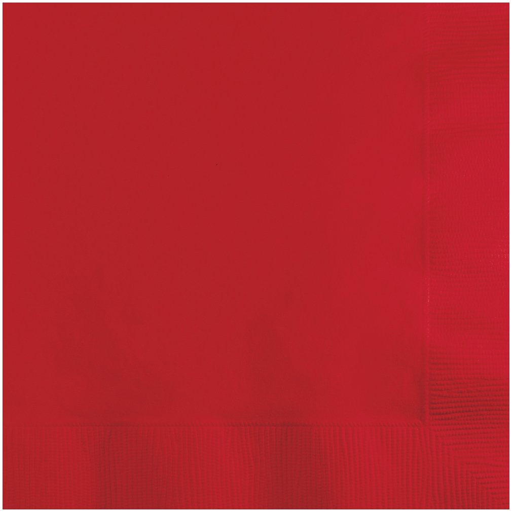 Creative Convertting Serviette 33 x 33 cm, 2 Plis Rouge Classic Red, 8 C523548
