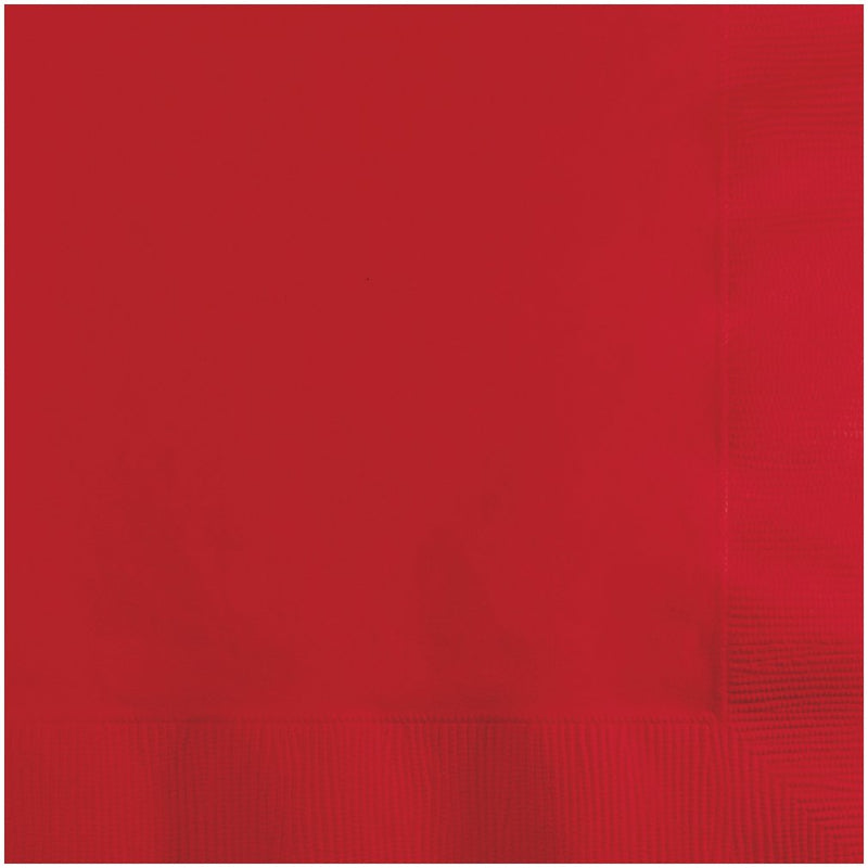 Creative Convertting Serviette 33 x 33 cm, 2 Plis Rouge Classic Red, 8 C523548