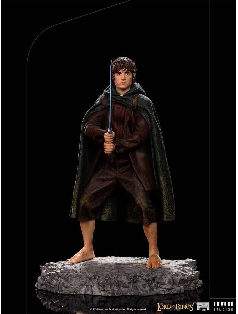 IRON STUDIOS- LOTR Frodo Fellowship 1/10 Art Statue Lord of The Rings El Señor de los Anillos Estatuas, sólido, Multicolor, 1:10 (83203