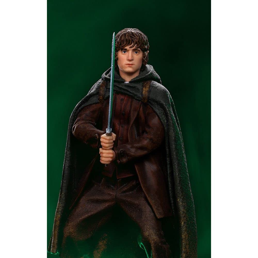 IRON STUDIOS- LOTR Frodo Fellowship 1/10 Art Statue Lord of The Rings El Señor de los Anillos Estatuas, sólido, Multicolor, 1:10 (83203