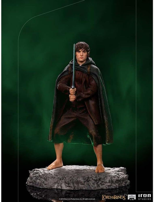 IRON STUDIOS- LOTR Frodo Fellowship 1/10 Art Statue Lord of The Rings El Señor de los Anillos Estatuas, sólido, Multicolor, 1:10 (83203