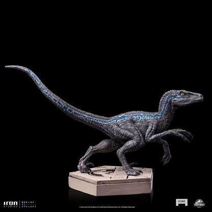 Iron Studios Jurassic World Icons Velociraptor Blue 9 cm
