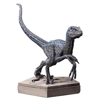 Iron Studios Jurassic World Icons Velociraptor Blue 9 cm