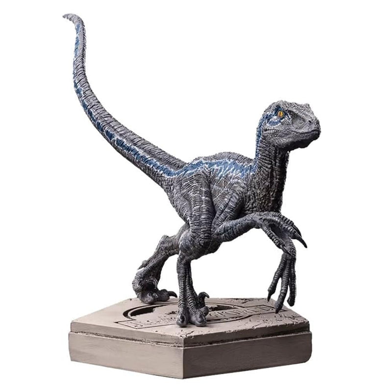 Iron Studios Jurassic World Icons Velociraptor Blue 9 cm