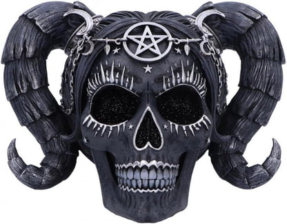 Nemesis Now Drop Dead Gorgeous Solve and Coagula Figurine 20.5cm, Resin, Baphomet Doll Skull Ornament, Female Baphomet Black Skull Figurine, Cast in the Finest Resin, Expertly Hand-Painted 20.5cm Blac