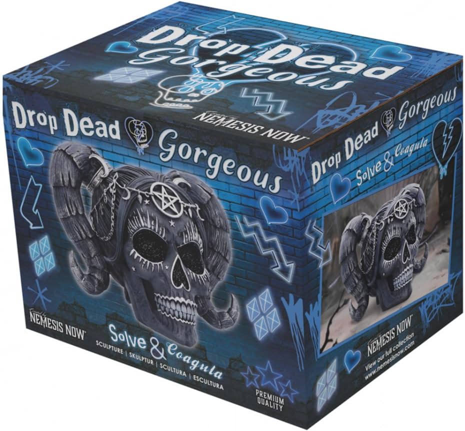 Nemesis Now Drop Dead Gorgeous Solve and Coagula Figurine 20.5cm, Resin, Baphomet Doll Skull Ornament, Female Baphomet Black Skull Figurine, Cast in the Finest Resin, Expertly Hand-Painted 20.5cm Blac