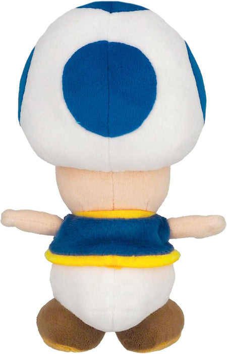 SUPER MARIO - Toad Bleu - Peluche 20cm