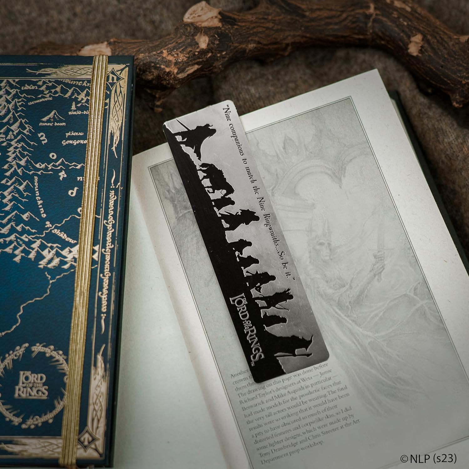 Cinereplicas Lord of The Rings - Metal Bookmark Fellowship - 14.8 x 4cm - Official License