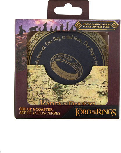 Lord Of The Rings (The): Cinereplicas (Set 4 Sottobicchieri)