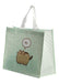 Puckator Pusheen Cat Reusable Shopping Bag Out Of Recycled Plastic Bottles - Shoulder Bags - Handbags for Women - Canvas Tote Bags for Women - Shopping Hand Bag - Large Ladies Bags - Aesthetic Stuff