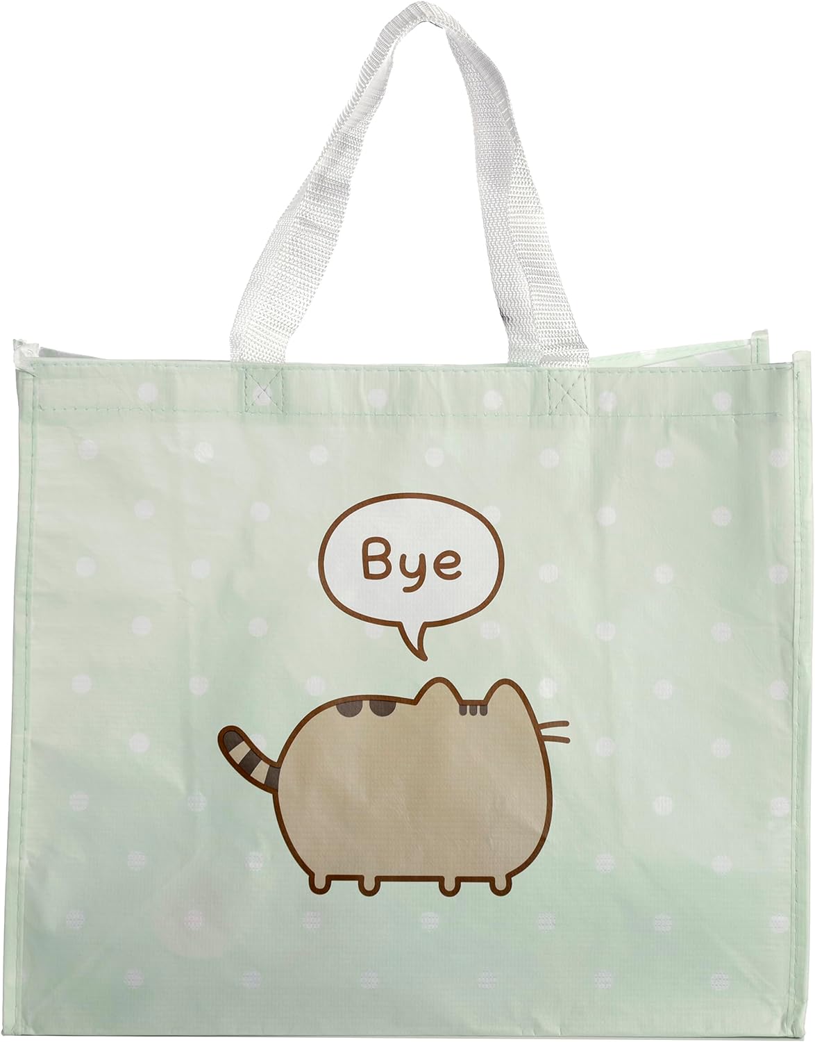 Puckator Pusheen Cat Reusable Shopping Bag Out Of Recycled Plastic Bottles - Shoulder Bags - Handbags for Women - Canvas Tote Bags for Women - Shopping Hand Bag - Large Ladies Bags - Aesthetic Stuff