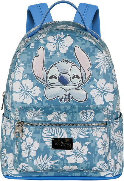 Lilo and Stitch Aloha-Small Fashion Backpack, Blue, 17 x 23 x 29 cm, Capacity L