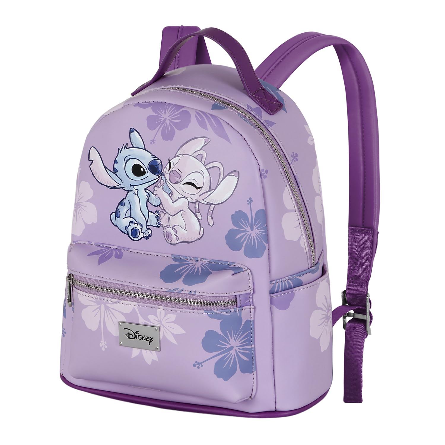 Disney Lilo e Stitch Stitch & Angel-Zaino Fashion Piccolo, Rosa, 23 x 29 cm, Capacità L
