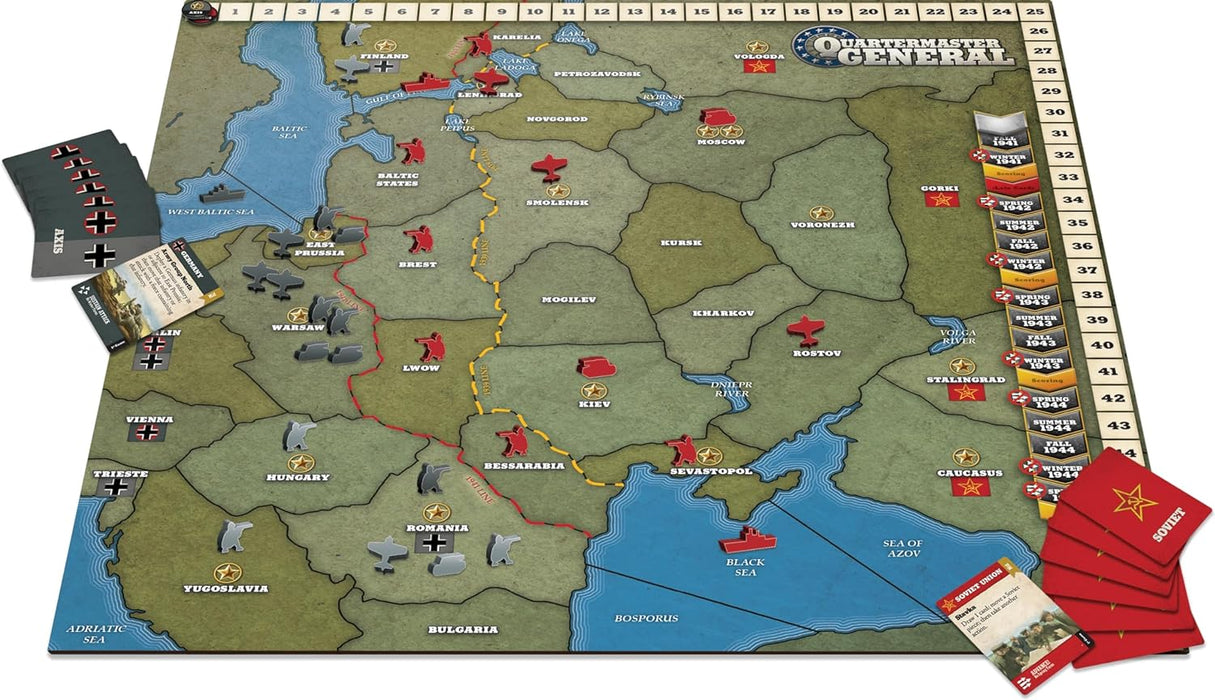 Quartermaster General: East Front Board Game