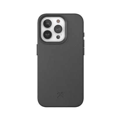 Woodcessories - Bio Case, Handyhülle kompatibel mit iPhone 15 Pro Max Hülle schwarz- Nachhaltig aus Pflanzen iPhone 15 Pro Max Schwarz