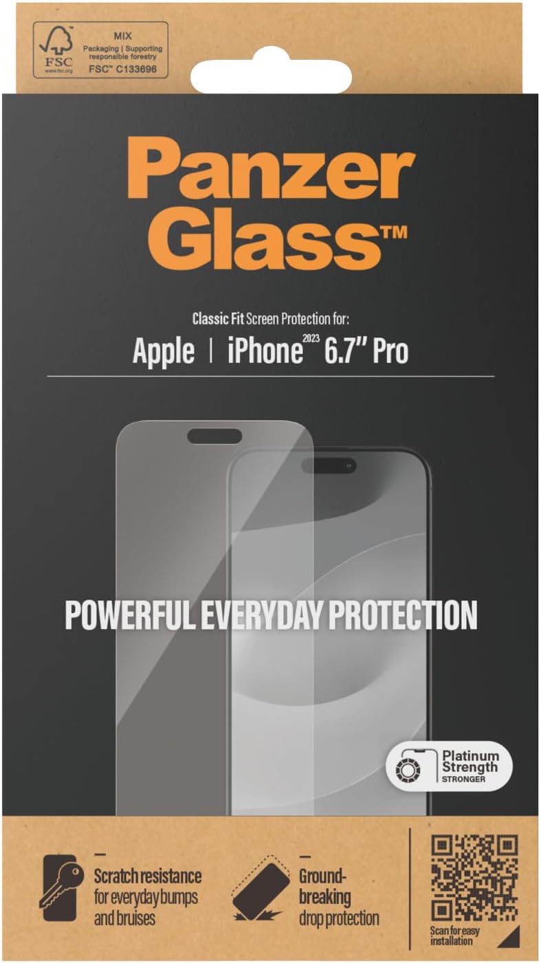 PanzerGlass Classic Fit Protection d'écran transparent Apple 1 pièce(s