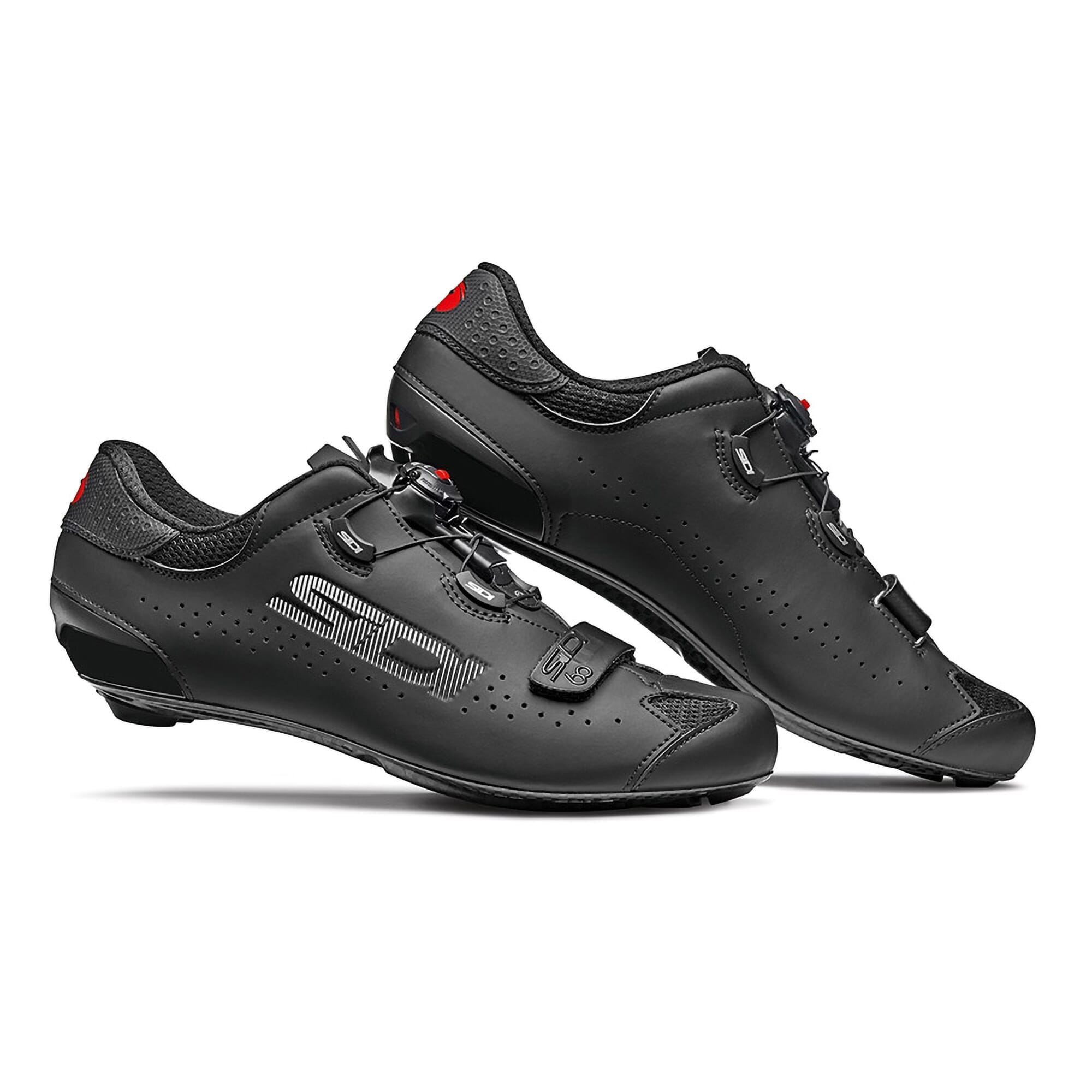 Sidi Sixty Road Shoes - Monochrome 46 Black/Black