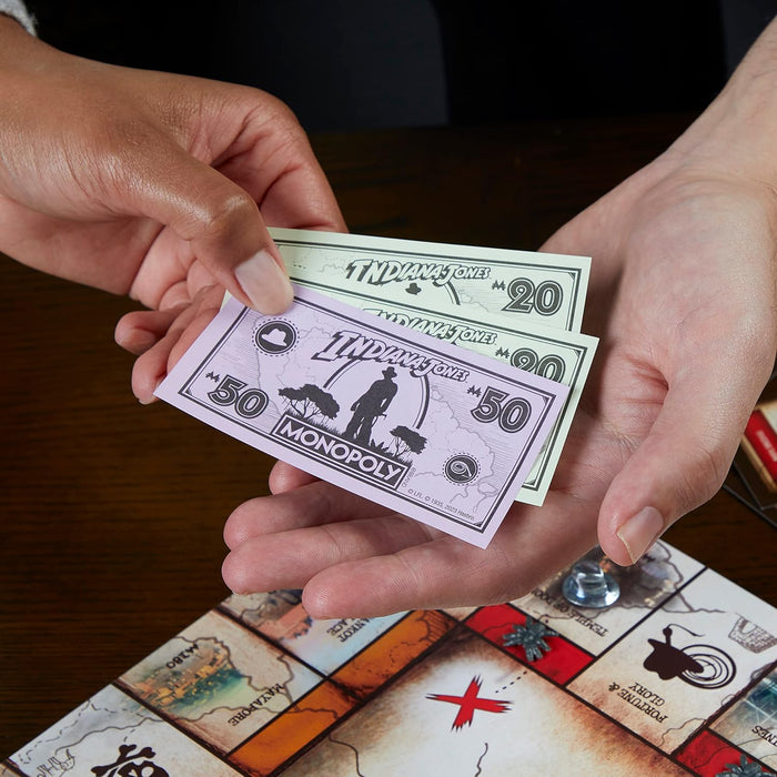 Hasbro Gaming Monopoly Indiana Jones Game, Inspired by The Indiana Jones Movies, Board Game for 2-6 Players, Ages 8 and Up
