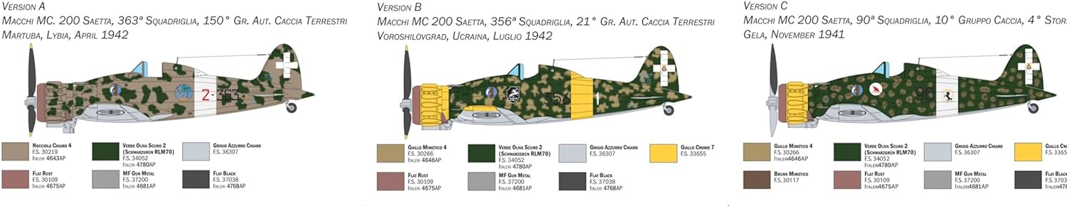 Italeri 1:48 - Macchi Mc.200 XXI Series