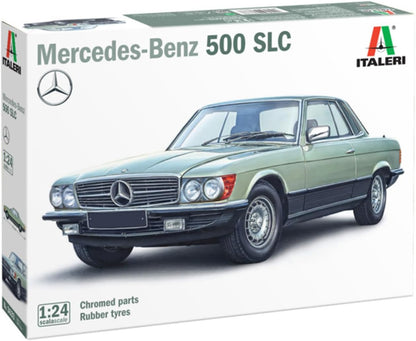 ITALERI Mercedes Benz 500 SLC Model Kit, Plastic Model to Assemble 1:24 Scale