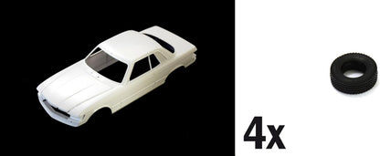ITALERI Mercedes Benz 500 SLC Model Kit, Plastic Model to Assemble 1:24 Scale