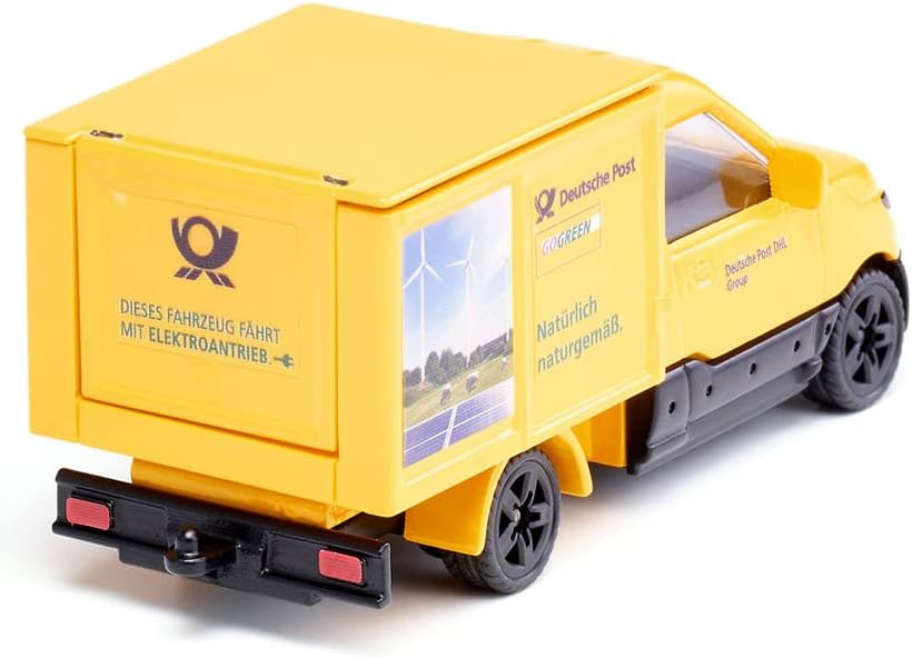 siku 1944, Streetscooter, 1:50, Metal/Plastic, Yellow, Incl. trailer hitch, Can be combined with siku models of the same scale Street Scooter Post Single