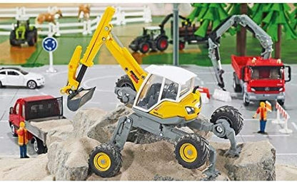 siku 3548, Menzi Muck Walking Excavator, 1:50, Metal/Plastic, Yellow, Adjustable chassis Menzi Muck Digger