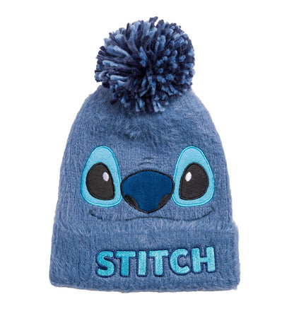 Disney Lilo and Stitch – Stitch Fluffy Pom Pom Beanie