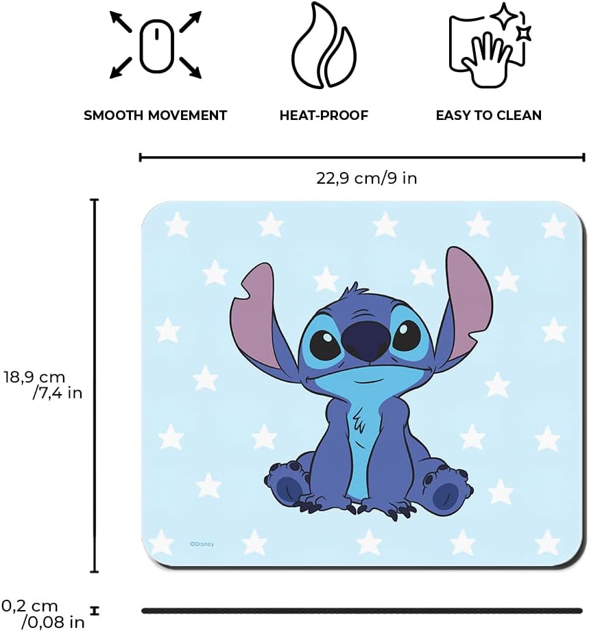 LILO & STITCH - Stitch Sitting - Mouse Pad 22x18x0