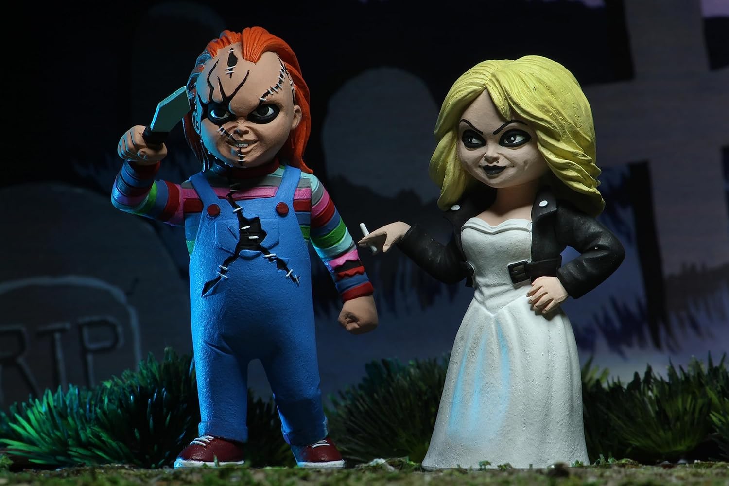 NECA Chucky And Bride Pack 2 Action Figures 15Cm