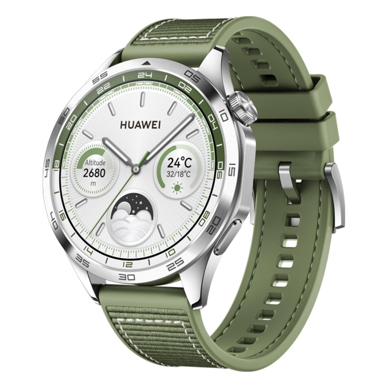 HUAWEI WATCH GT 4 Smart Watch - Up to 2 Weeks Battery Life Fitness Tracker - Compatible with Android & iOS - Health Monitoring with Pulse Wave Arrhythmia Analysis - GPS Integrated - 46MM
