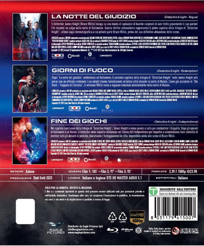 Detective Knight - La Trilogia (3 Blu-Ray) - (Italian Import)