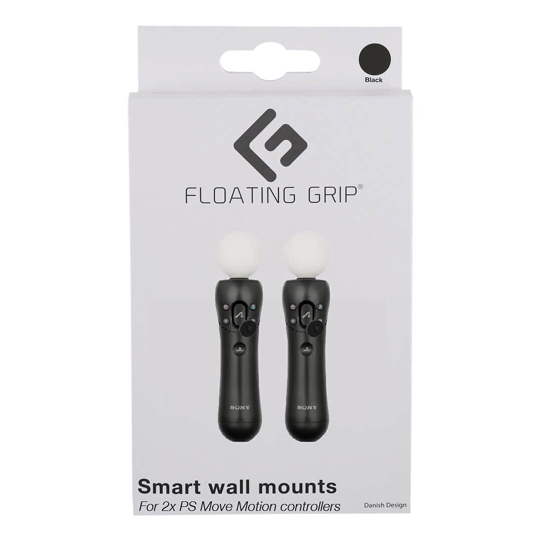 PlayStation 4 - Floating Grip Playstation Move Controller Wall Mounts (Black)