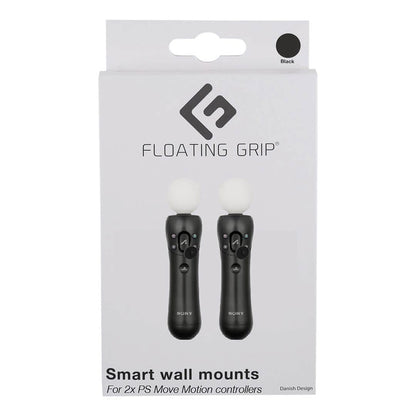 PlayStation 4 - Floating Grip Playstation Move Controller Wall Mounts (Black)