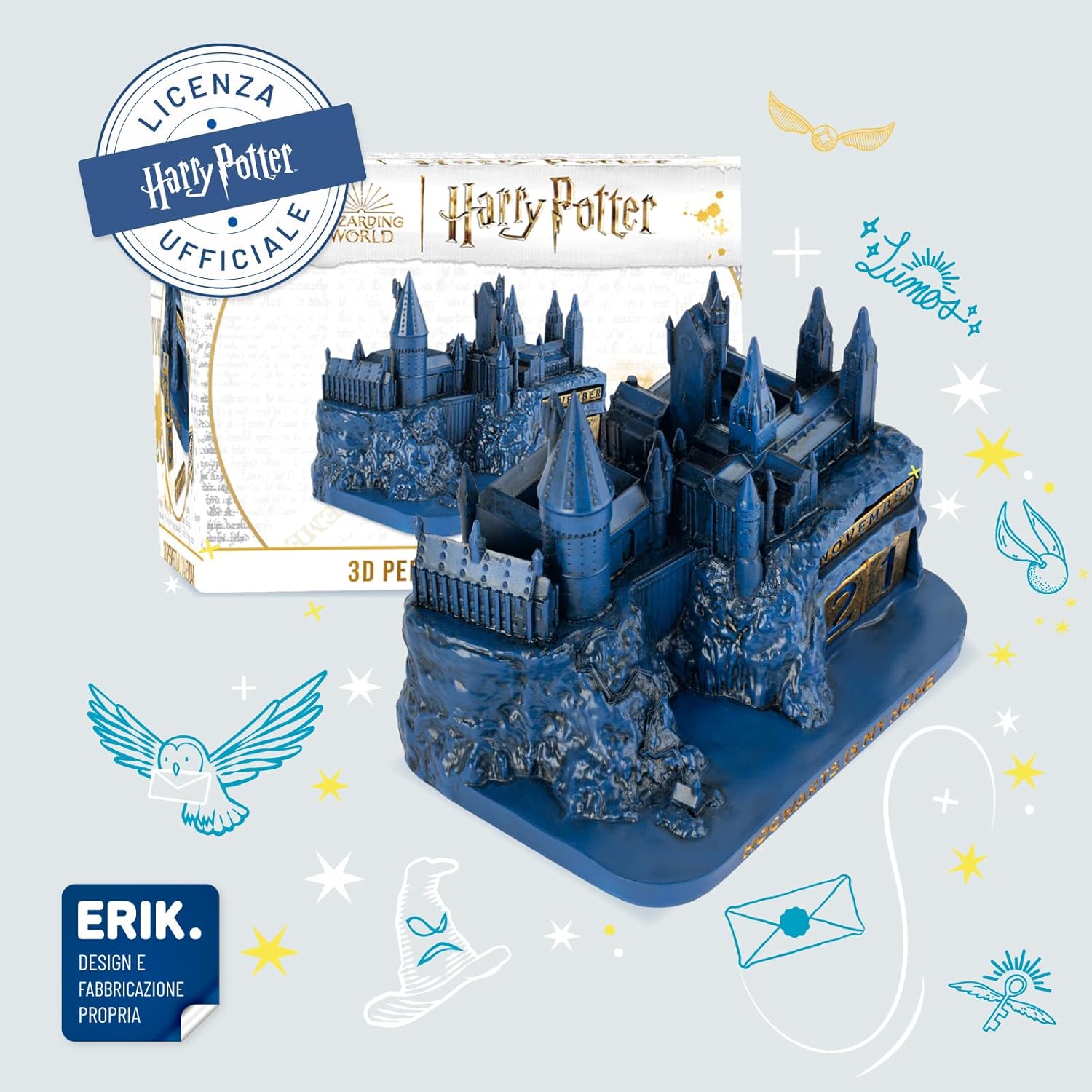 Grupo Erik Harry Potter Hogwarts Perpetual Calendar | Flip Calendar | Disney Calendar | Perpetual Calendars | Desk Calendar | Harry Potter Gifts | Cool Calendar | Harry Potter Merchandise