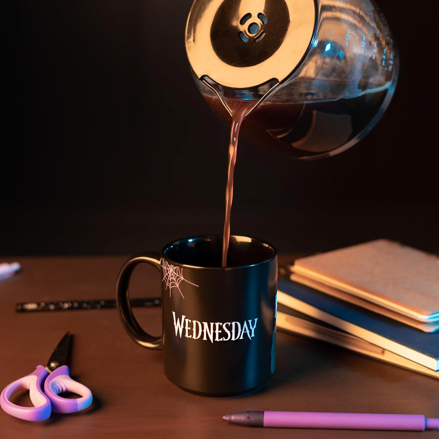 Grupo Erik Wednesday Ceramic Mug | 35 cl / 350 ml / 11,8 oz - 3.74 x 3.15 inches / 9.5 x 8 cm | Coffee Mug | Tea Mug | Cool Gifts | Wednesday Addams Gifts