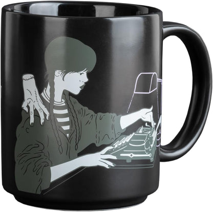 Grupo Erik Wednesday Ceramic Mug | 35 cl / 350 ml / 11,8 oz - 3.74 x 3.15 inches / 9.5 x 8 cm | Coffee Mug | Tea Mug | Cool Gifts | Wednesday Addams Gifts