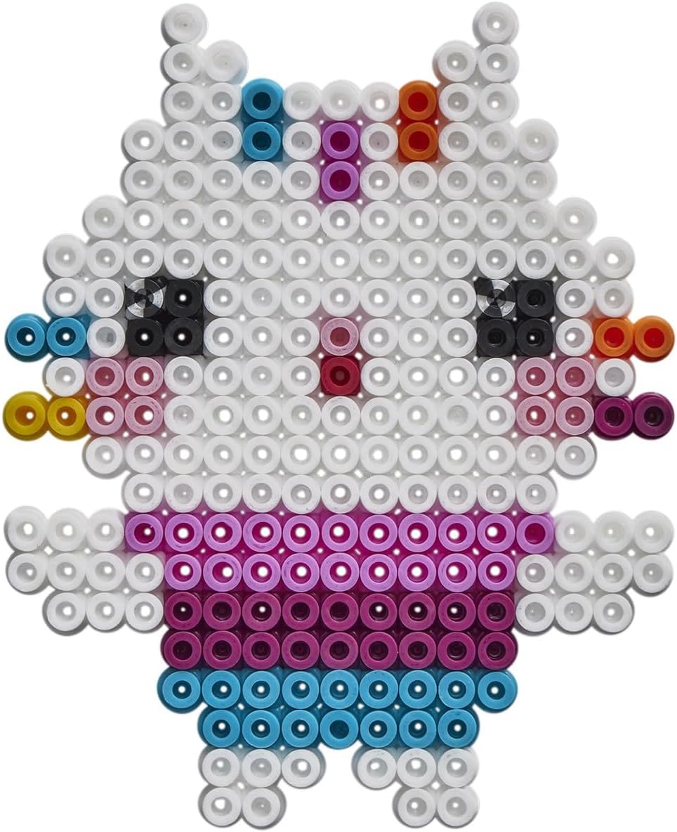Hama Perlen Gabby's Dollhouse 7918 - Juego de cuentas para planchar (4000 cuentas medianas de 5 mm de diámetro, para manualidades creativas para grandes y pequeños