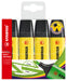 Highlighter - STABILO BOSS ORIGINAL - Pack of 4