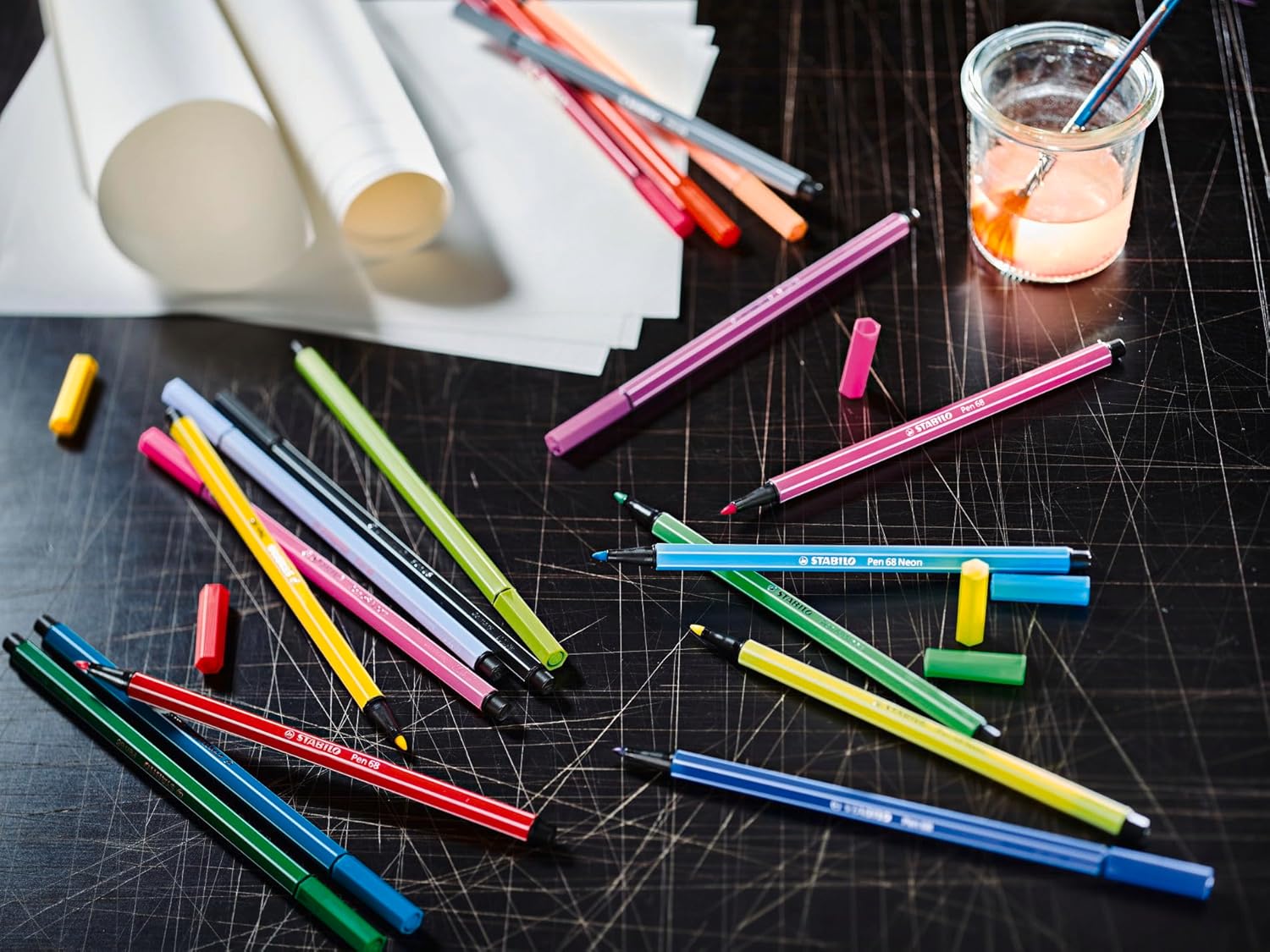 STABILO - Premium viltstift - Pen 68 - ARTY - Etui met 30 kleuren