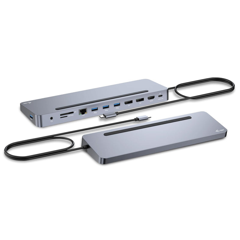 I-TEC USB-C ERGO 3X LCD DOCK METAL ERGONOMIC 4K DOCK PD 100 W