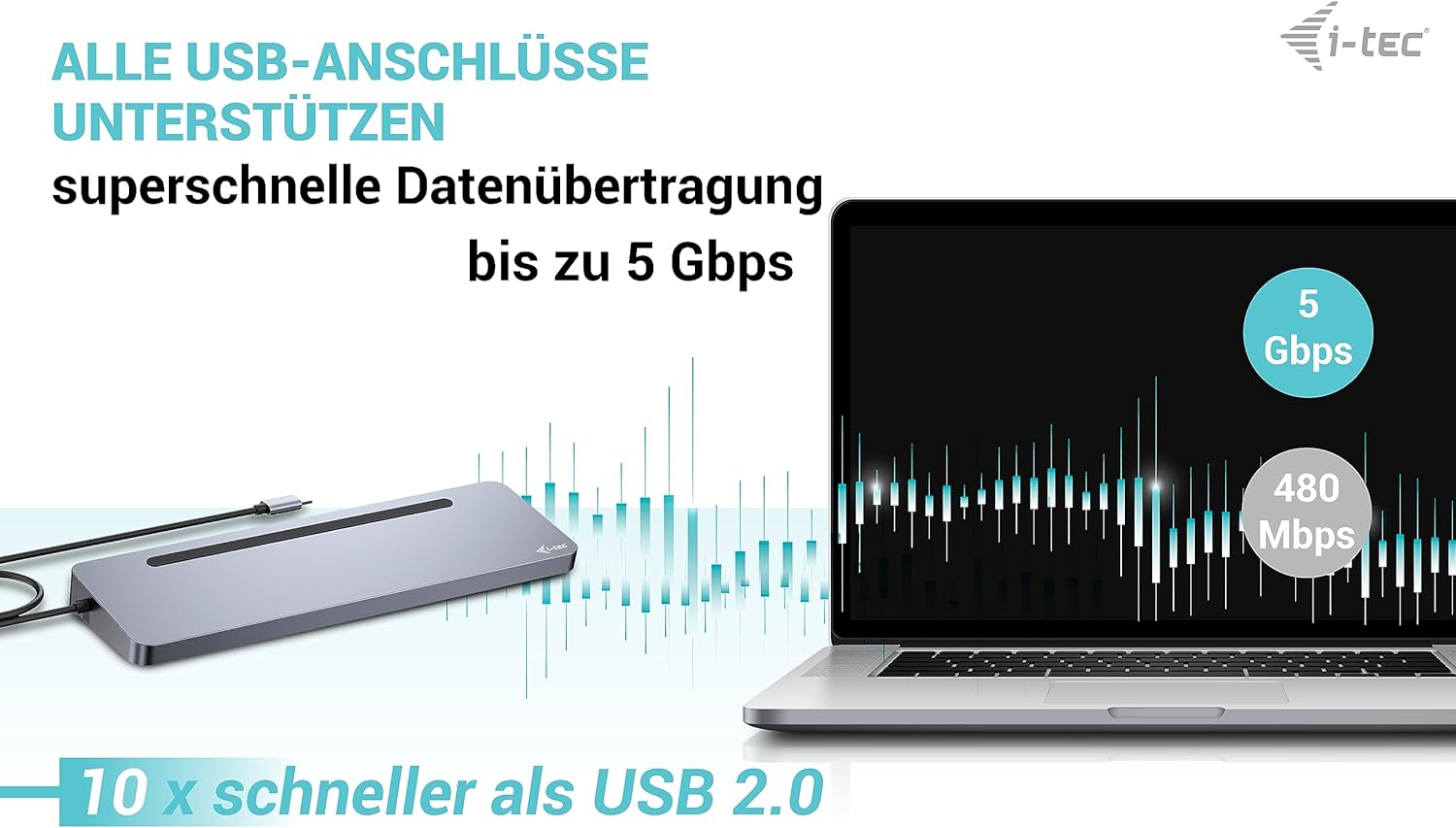 I-TEC USB-C ERGO 3X LCD DOCK METAL ERGONOMIC 4K DOCK PD 100 W