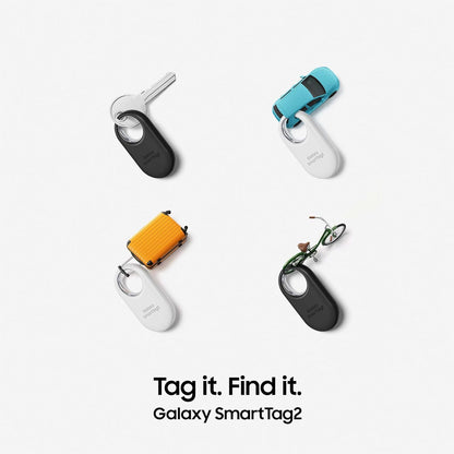 Samsung Galaxy SmartTag2 Bluetooth Tracker (1 Pack), Compass View AR, Find Lost Mode