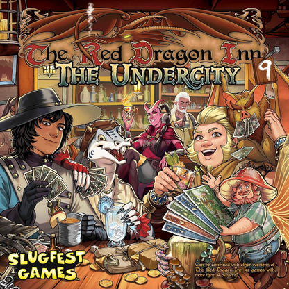 Slugfest Game: The Red Dragon Inn 9: The Undercity - Stand Alone Or Combine, Strategy Board Game, Explore The City Below The City, Age 13+, 2-4 Player
