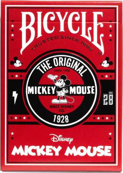 Bicycle - Mickey Classic. Baraja de Cartas Conmemorativa del Personaje de Disney Mickey Mouse